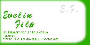 evelin filp business card